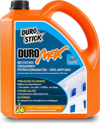 Durostick Duromax Mortar Improver Βελτιωτική Οικοδομική Ρητίνη Κονιαμάτων 18L 18lt