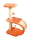 Record Geranio Scratching Post Cat Trees Orange 3 levels 30x30x65cm