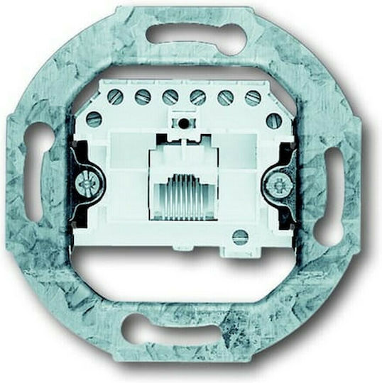 Abb Basic Einzeln Mechanismus Netzwerksteckdose RJ45 in Weiß Farbe 13015