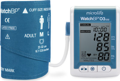 Microlife WatchBP O3 AFIB Ψηφιακό Πιεσόμετρο Μπράτσου με ανίχνευση Αρρυθμίας BP-201
