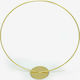 Metal Circle with Base Metal Decorative Element for Wedding Favors 40cm
