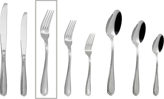 Espiel Empire Set of Forks Table Silver 20.7cm 12pcs