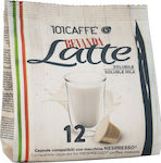 101Caffè Bevanda Latte Cappuccino Capsule Compatible with Nespresso Machines 12pcs