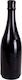 All Black Champagne Bottle Medium Anal Dildo Medium Black 34.5cm AB90