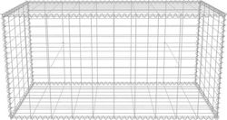vidaXL Garden Fencing Material 1pcs Silver