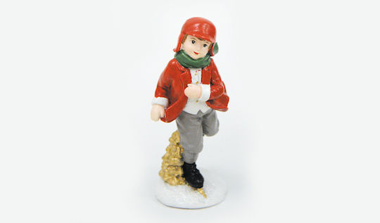 Faitakis Pack Weihnachtliche Kunststoff Figur Kleinkind Rot Länge 5cm