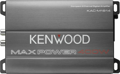 Kenwood Amplificator Auto 4 canale (Clasa D)