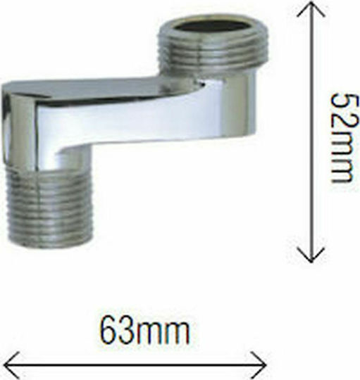 Viospiral Έκκεντρο Μπαταρίας Βαρέως Τύπου 63mm 05-2659 Εξάρτημα Υδραυλικών Εγκαταστάσεων