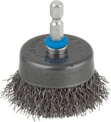 Wolfcraft 2106000 Perie de sârmă Εvazati cu agrafe pentru găurire 50mm