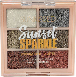 Sunkissed Glitter Eyeshadow Palette Sunset Sparkles