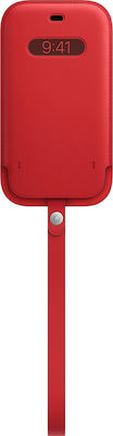 Apple Leather Sleeve with MagSafe Product Red (iPhone 12 / 12 Pro)