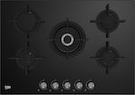 Beko HILW 75222 S Autonomous Cooktop with Liquid Gas Burners 75x52.4cm