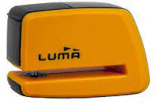 Luma Enduro 91D Motorcycle Disc Brake Lock with 5.5mm Pin in Orange