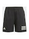 Adidas Sportliche Kinder Shorts/Bermudas Club Tennis 3-Stripes Schwarz