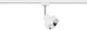 Trio Lighting Duoline Single Spot with Socket GU10 in White Color
