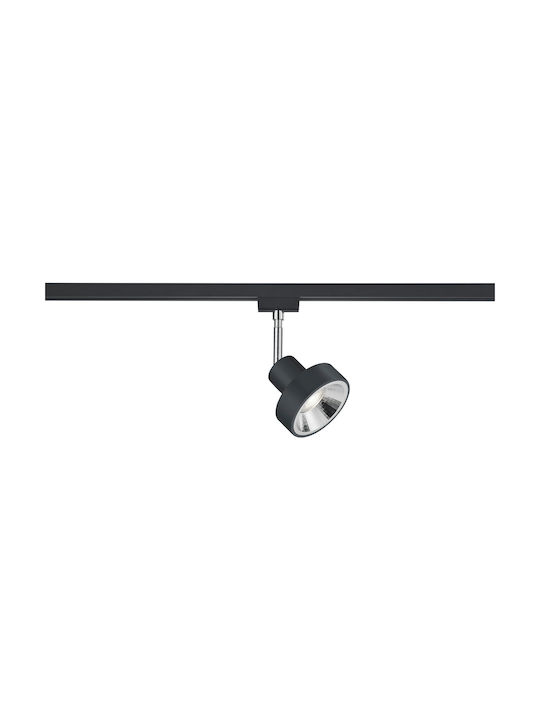 Trio Lighting Duoline Single Spot with Socket GU10 in Black Color