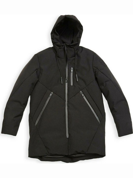 Gabba Herren Winter Jacke Parka Black / Grey