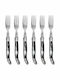 Claude Dozorme Laguiole Set of Forks Table Black 6pcs