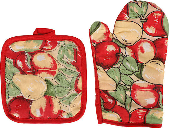 Keskor Oven Mitt and Pot Holder Set 2pcs