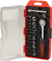Bormann BHT1240 Καστάνια με Καρυδάκια 1\4" 38τμχ Bormann BHT1240 Καστάνια με Καρυδάκια 1\4" 38τμχ