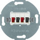 Hager Audio & Video Speakers Socket Mechanism White Διπλός 457309