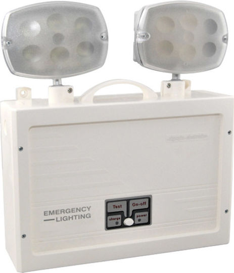 Olympia Electronics LED Εφεδρικό Φωτιστικό Ασφαλείας με Τροφοδοσία Μπαταρίας GRL-37/180