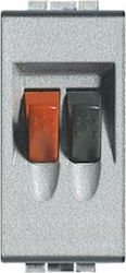 Bticino Front Audio & Video Speakers Socket Gray 1 Στοιχείου NT4294