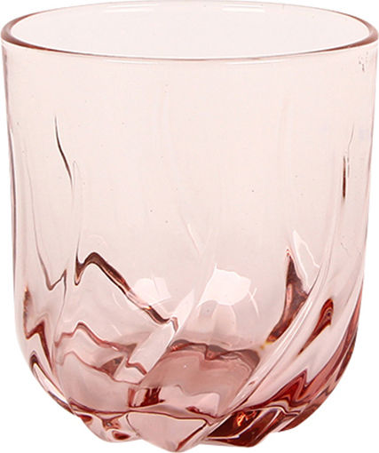 Keskor Ποτήρι Ουίσκι από Γυαλί σε Ροζ Χρώμα 270ml