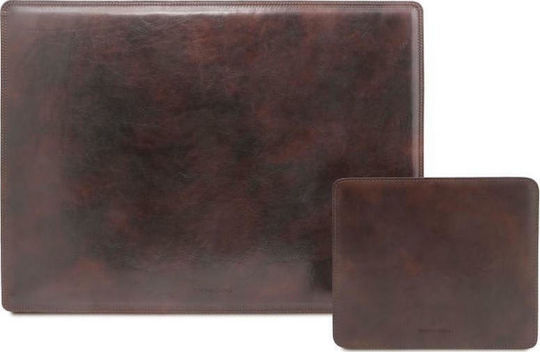 Tuscany Leather Σετ Γραφείου mit Soumen Dark Brown 2Stück