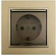 Mono Electric Despina Power Socket Gold 1pcs