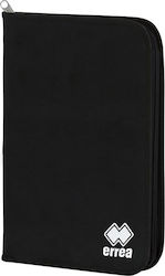 Errea Φάκελος με Φερμουάρ Μαύρος Folder 3.0