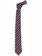 Giblor's Men's Tie Synthetic Printed In Burgundy Colour