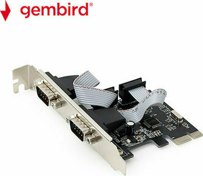 Gembird Card de control PCI cu 2 porturi RS232 DB9 Serial