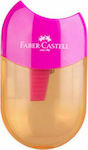 Faber-Castell Apple 183515 Ξύστρα Βαρελάκι Δίχρωμη Orange Pink