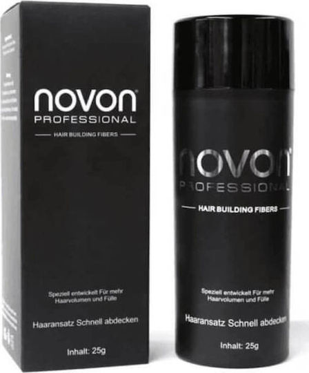 Novon Professional Fasern zur Abdeckung von Haarausdünnung Hair Building Mittelblond 25gr