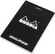 Rhodia Notizblock 80 Blätter A5 mit Punkten Schwarz