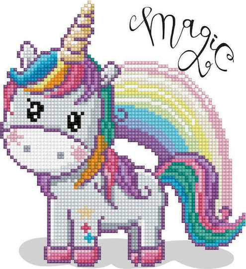 Diamond Dotz Canvas Diamond Painting Kit Mosaic - Magic Rainbow DD3.033