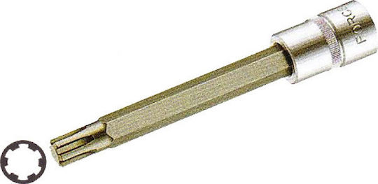Force Allen Ribe Long Socket 1/2'' Long Walnut with Allen Head and Socket 1/2''
