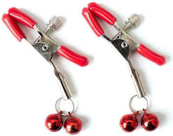 Fetish Addict Nipple Clamps with Bell Σφιγκτήρε...