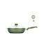Risoli Dr.Green Pan With Lid made of Cast Aluminum with Non-Stick Coating 28cm
