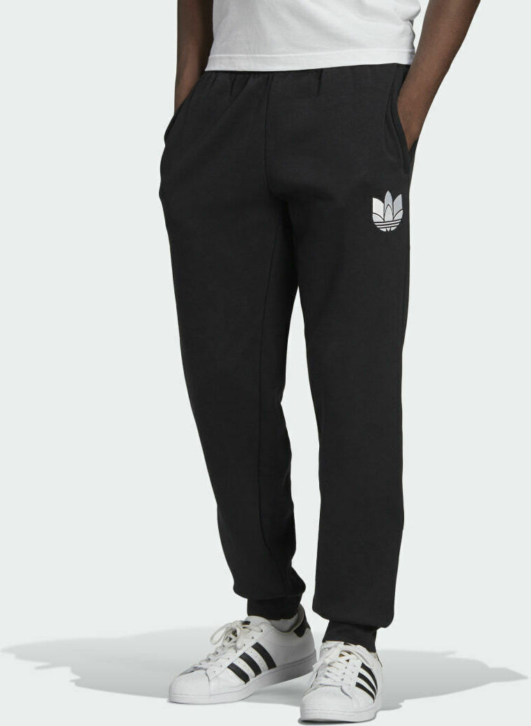 Adidas Adicolor 3D Trefoil Graphic Sweat Pants GN3537 Black - Skroutz.gr