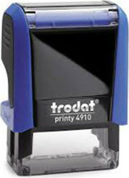 Trodat Printy 4910 Rectangular Self-Inking Text Stamp