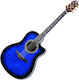 Crafter Полуакустичен Китара FSG-300EQ Отрязана cherven