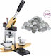 vidaXL Badge Presses with Cutter and Rotating Base 37mm