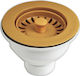 Viospiral Plastic Valve Sink with Output 115mm and Width 7.5cm Brown 55-9240