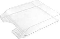 +Efo Transparent Filing Tray Plastic White