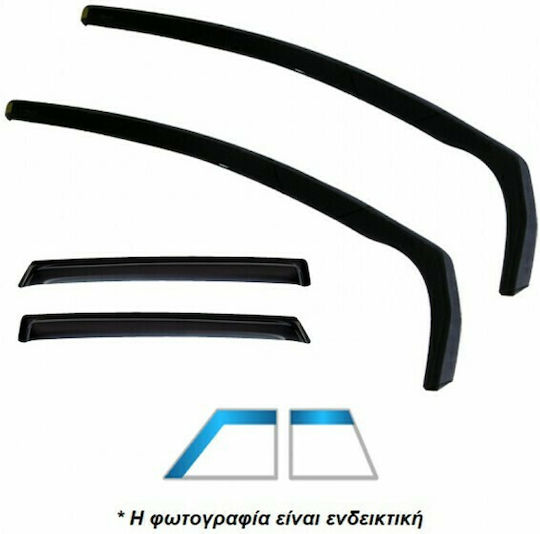Heko Комплект Ветробрани Dark Fime за Opel Астра 4бр