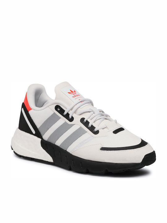 adidas Zx 1k Boost J Kids Sneakers Crystal White / Silver