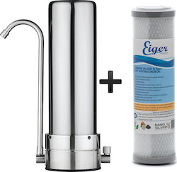 Eiger Countertop Water Filter System with Faucet with Replacement Filter Eiger Carbon Block 0,5μm WF-SST1-MD