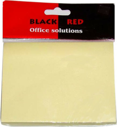 Black Red Haftnotizen Gelb 3.8x5.1Stück